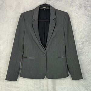 Express Gray Blazer